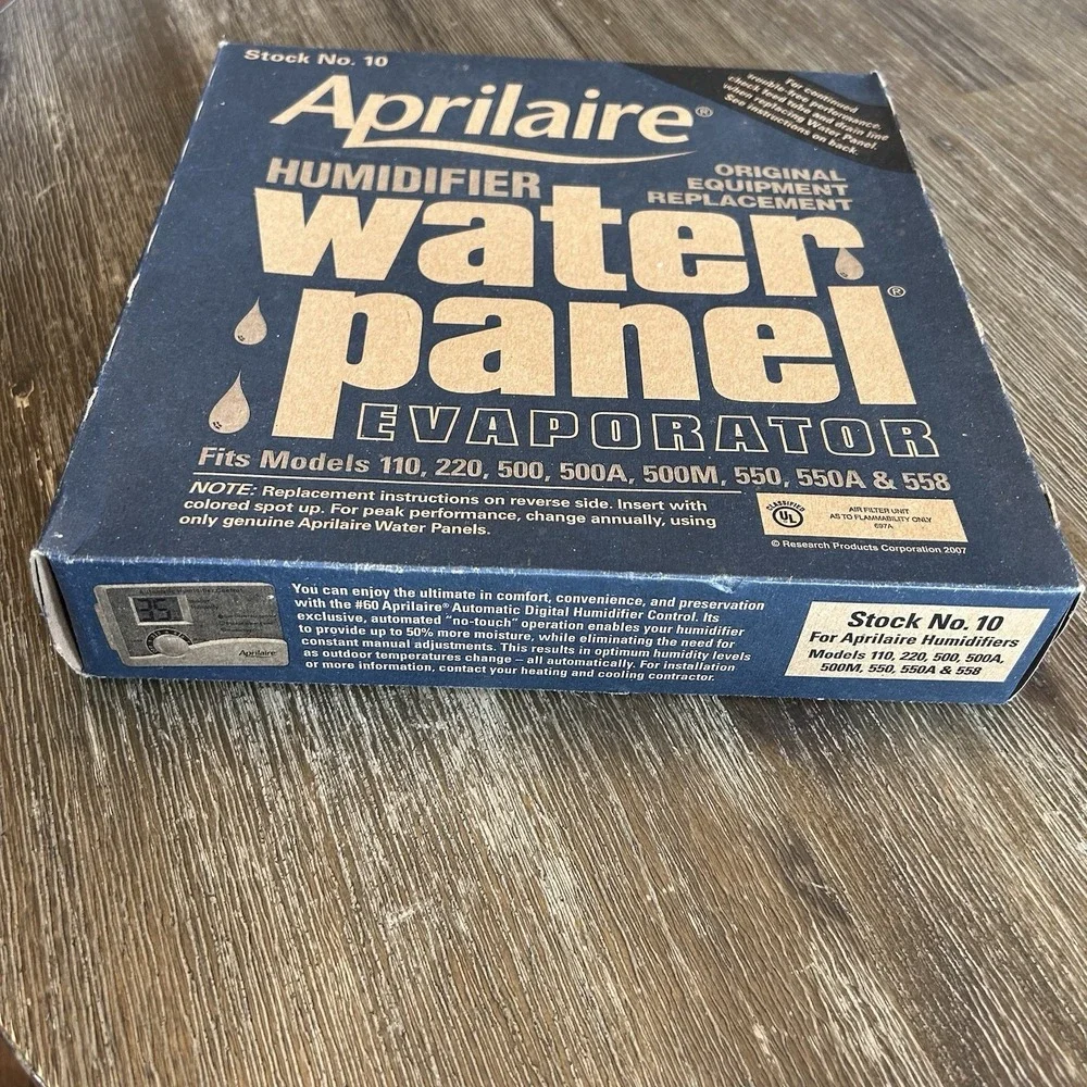 AprilAire 10 Water Panel Filter FITS MODELS 110, 220, 500, 500A, 500M, 550 & 558